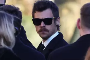 Las desgarradoras fotos de los One Direction en el funeral de Liam Payne