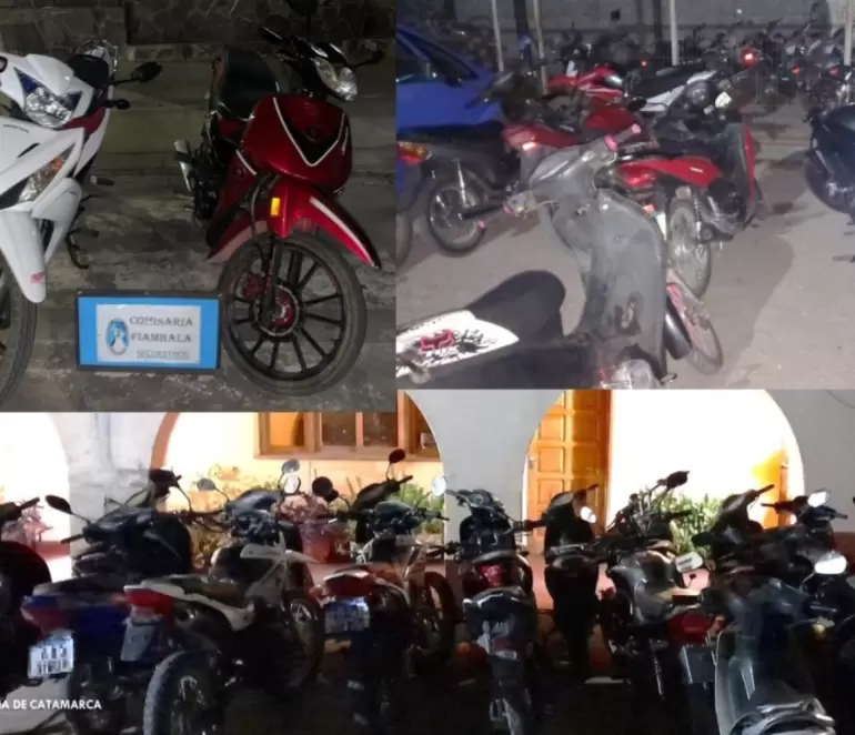 Secuestraron ms de 40 motocicletas
