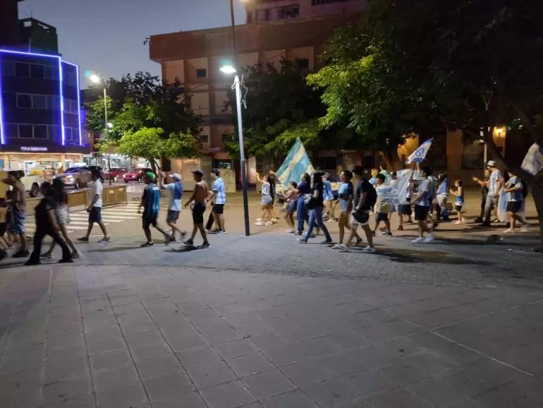 Hincha de Catamarca Racing tras ganar la Copa Sudamericana