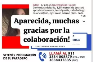 Apareci la mujer con su hijo menor que eran buscados