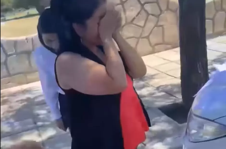 La Profe Andy Cano no pudo ocultar la emocin