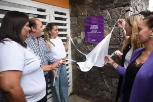 Inauguraron el quinto Punto Violeta de la Capital