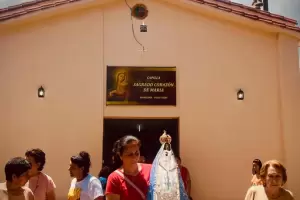 Nuestra Madre del Valle junto a sus hijos de Huaycama