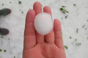 Intenso temporal en Santa Mara: granizo, ros crecidos e importantes prdidas econmicas