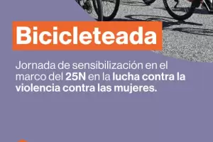 Jornada de concientizacin y bicicleteada por la eliminacin de la violencia contra mujeres y diversidades