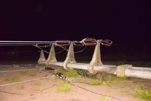 Tormenta en el Este: entre Recreo y San Martn, cayeron seis columnas