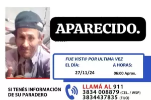 Encontraron a Ramon Roque, un hombre que estuvo desaparecido