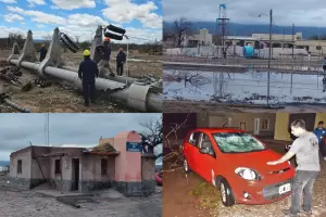 Telaritos arrasado por un temporal: hay menores internados, autoevacuados y prdidas incalculables