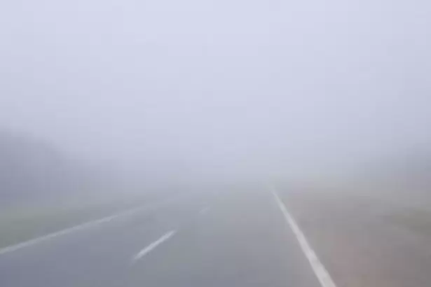 Piden extremar precauciones por niebla y llovizna en la Cuesta del Totoral