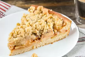 Cmo hacer tarta de manzanas al horno?, receta con masa crujiente