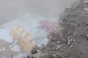 Se construy un relleno de seguridad para los residuos patgenos