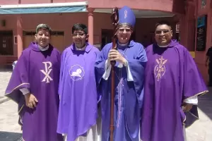 Los padres Chaile, Chaves y Chumbita celebran sus Bodas de Plata sacerdotales