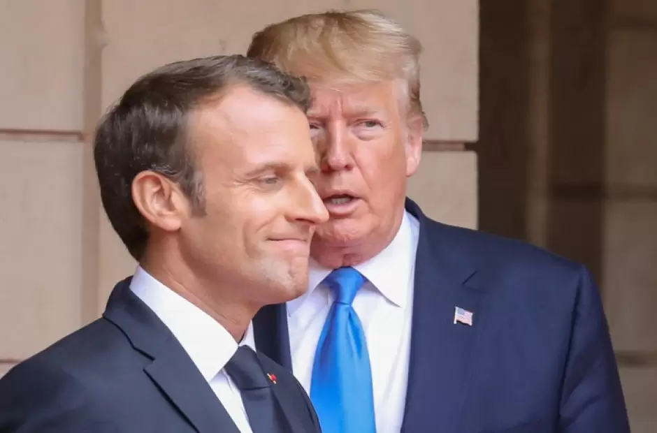 Trump y Macron