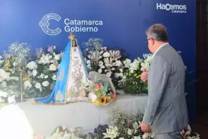 La Virgen del Valle visita Casa de Gobierno