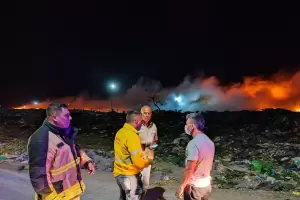 Incendio en la Planta del Pantanillo: el siniestro sigue activo y crece la preocupacin
