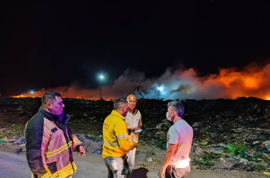 El siniestro, anoche