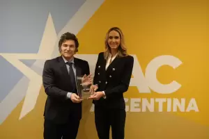 Javier Milei se reuni con Lara Trump en la cena de la CPAC Argentina