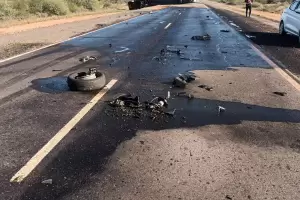 Un hombre muri tras un violento siniestro vial en Capayn