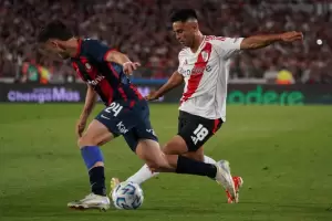 River empat 1-1 con San Lorenzo y se despidi de la pelea por el ttulo en la Liga Profesional