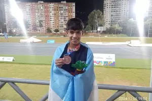 Bronce para Emilio Valdez en el Sudamericano Escolar