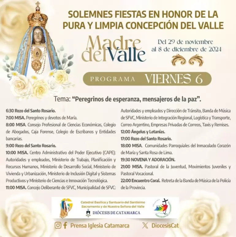 virgen programa viernes