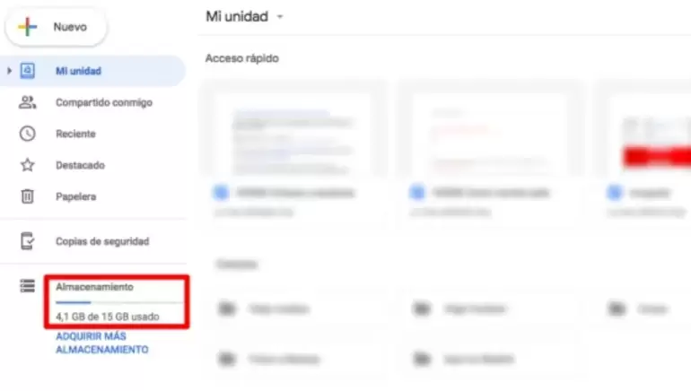 gmail almacenamiento