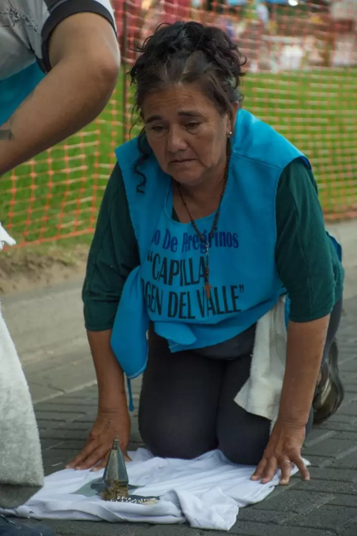 peregrinos capilla Virgen del Valle de Santiago del Estero