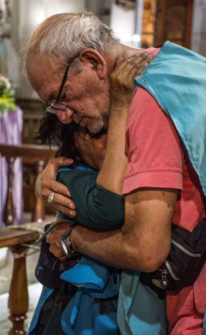 peregrinos capilla Virgen del Valle de Santiago del Estero