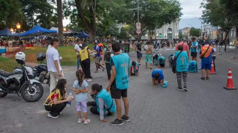 peregrinos capilla Virgen del Valle de Santiago del Estero