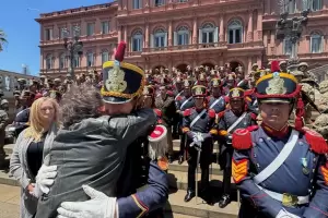 Milei celebr el bicentenario de la guardia de granaderos