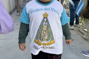 Vino desde Tucumn pidiendo por la salud de su hijo a la Virgen del Valle