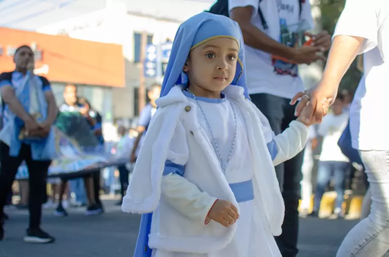 virgen del valle procesión diciembre 2024