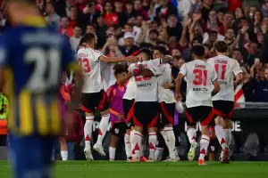 River gole 4-0 a Rosario Central y se asegur la clasificacin a la prxima Copa Libertadores