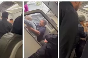 La tripulaci�n de una aerol�nea mexicana frustr� un intento de secuestro del avi�n