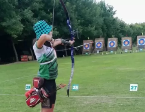 Fernanda Varas Reyes Subcampeona nacional en tico con arco