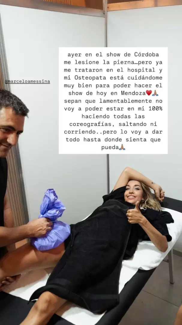 María Becerra habló del accidente que sufrió en Córdoba