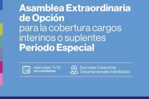 Asamblea extraordinaria para periodo especial