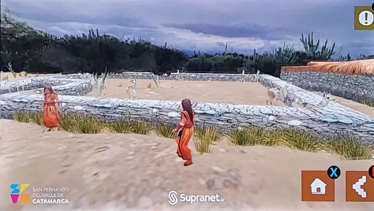 realidad virtual y aumentada en el Pueblo Perdido de la Quebrada