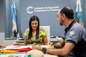 Brigadista catamarqueo regresa tras destacada capacitacin en Chile