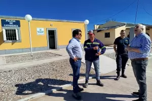El En.Re. inspeccion obras elctricas en Telaritos