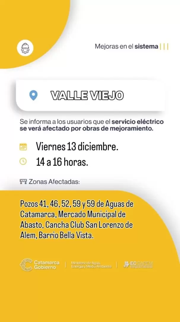 cortes viernes ec sapem