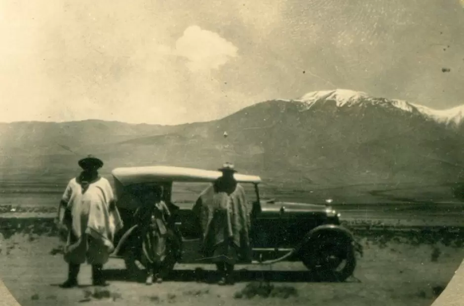 Juan Alfonso Carrizo en el Nevado de Famatina