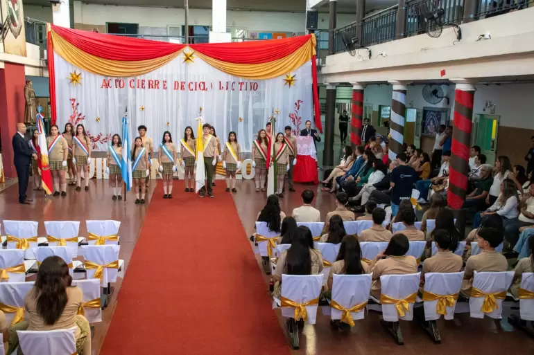 educacion acompano los actos de cierre de ciclo lectivo 2024