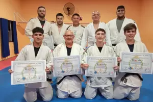 Exitosa muestra de fin de ao de Judo del gimnasio Yukay