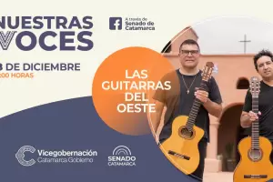 Las Guitarras del Oeste se presentan en "Nuestras Voces"