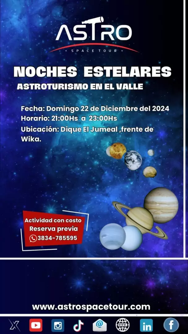 Astroturismo en el Jumeal
