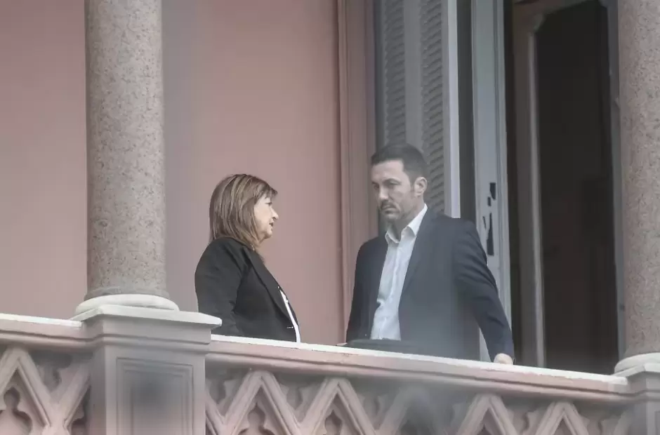 Patricia Bullrich y Luis Petri.