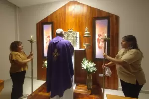 Fue bendecida la Capilla del Santsimo Sacramento en La Tablada