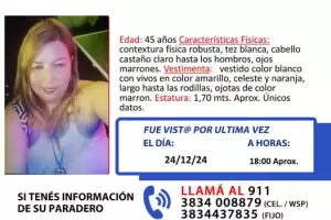 Buscan intensamente a Mara Noelia Lazo