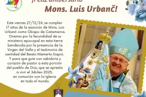 Mons. Urbanc cumple 17 aos como Obispo de Catamarca